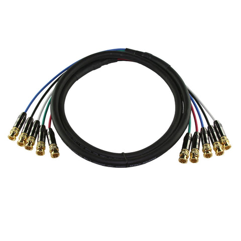 Trigger I/O cable breakout to 5x BNC Male, 15ft
