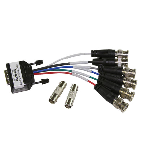 Trigger I/O cable 0.1m breakout to 6x BNC Male