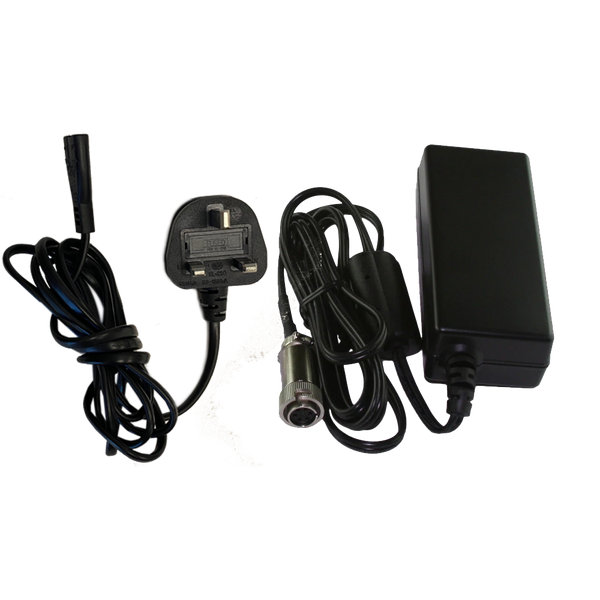 AC Power Adapter (United Kingdom), 6-pin, for Core models (not including CORE2CX[PLUS]) and Download Module
